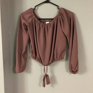 ARITZIA WILFRED MAUVE PURPLE TOP XS